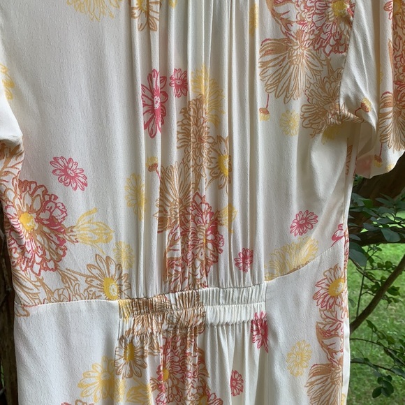 Free People Hawaii Mini Dress Cream Color Combo - Picture 12 of 13